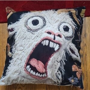 Screaming Goat 18X18 Pillowcase With Insert Both NEW GAG gift